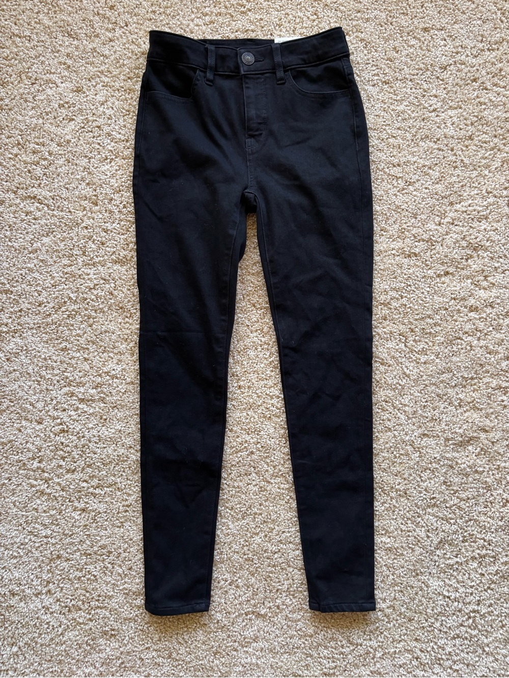 American Eagle The Dream Jean Hi Rise Jegging Black 0 Short NWT‎